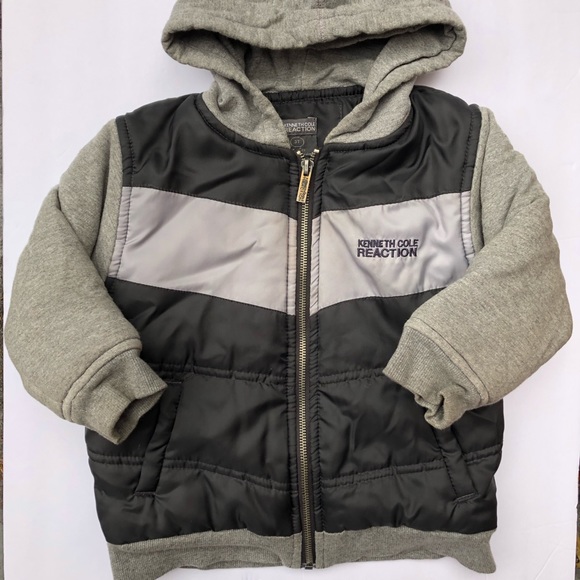 Kids’ Kenneth Cole Reaction Hooded Jacket - Picture 1 of 8